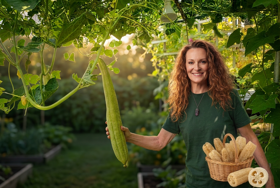 Dee’s garden portrait using her approved face-and-hair reference