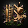 6-Piece Wooden Massage Tool Set – Enchanted Apothecary
