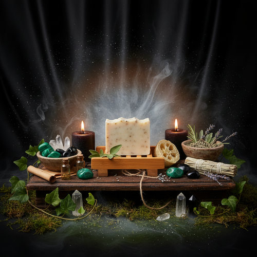 Bamboo Soap Dish – Old Apothecary Altar – Iron & Ivy Apothecary