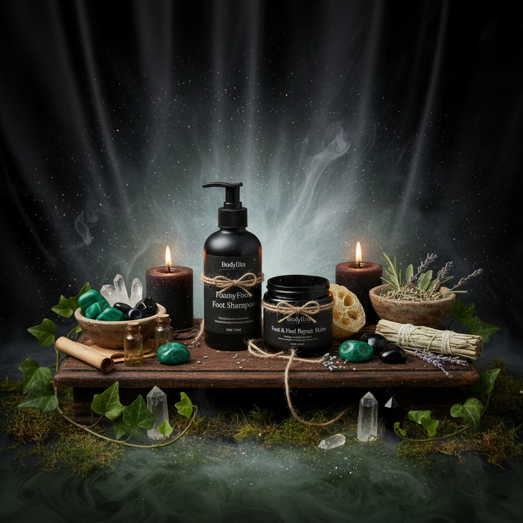 BodyLita Foot Care Set – Old Apothecary Altar – Iron & Ivy Apothecary