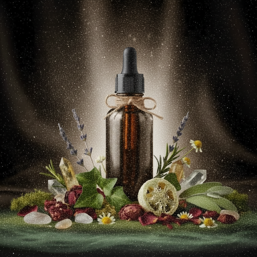 Coffee Bean Eye Lift Serum – Cosmic Silver-Espresso Enchantment – Iron & Ivy Apothecary