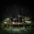 Double Cleansing Kit Anti-Aging – Dark Enchanted Altar – Iron & Ivy Apothecary