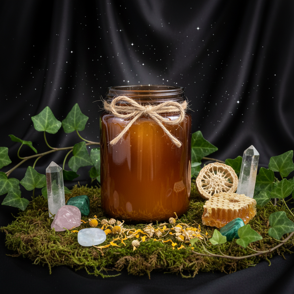 Fragrance Free Tallow + Honey Cream – Amber Jar No Label – Iron & Ivy Apothecary