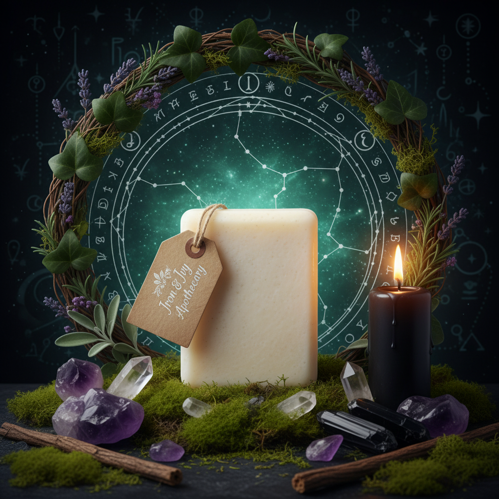 PHLab Zero Pore Cleansing Bar in the Iron & Ivy enchanted collection style
