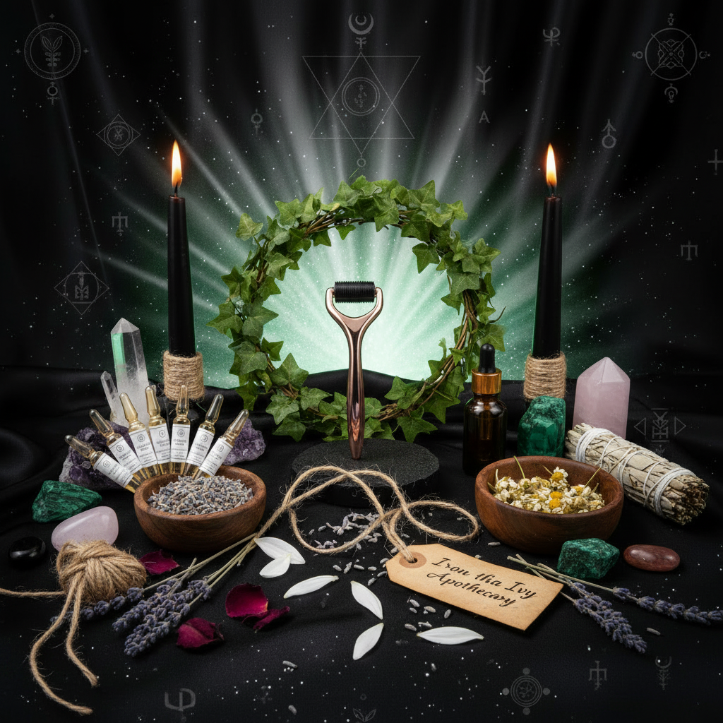 Pursonic Skin Renewal Bundle – Derma Roller & 7 Hyaluronic Acid Ampoules – Enchanted Apothecary