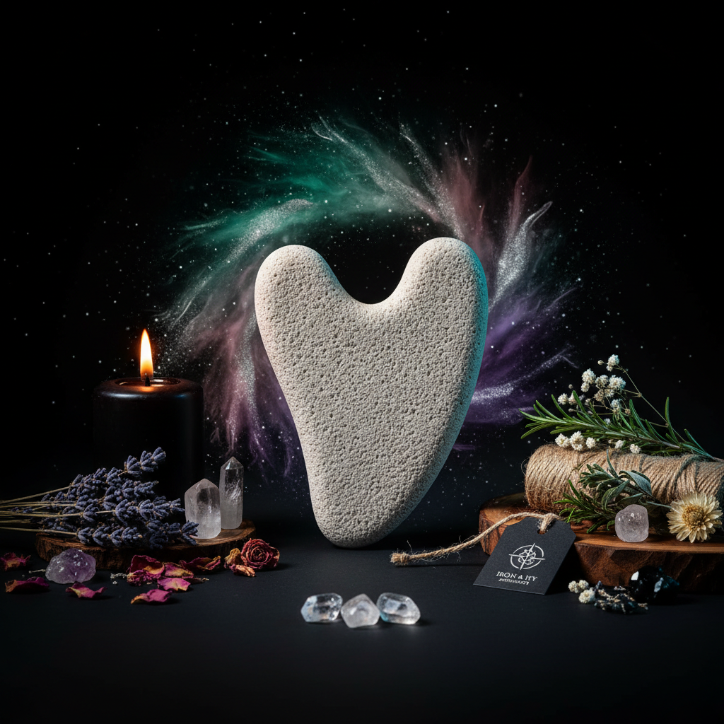 TREEANNSEA Sand Ball Ceramic Gua Sha cosmic ritual product image