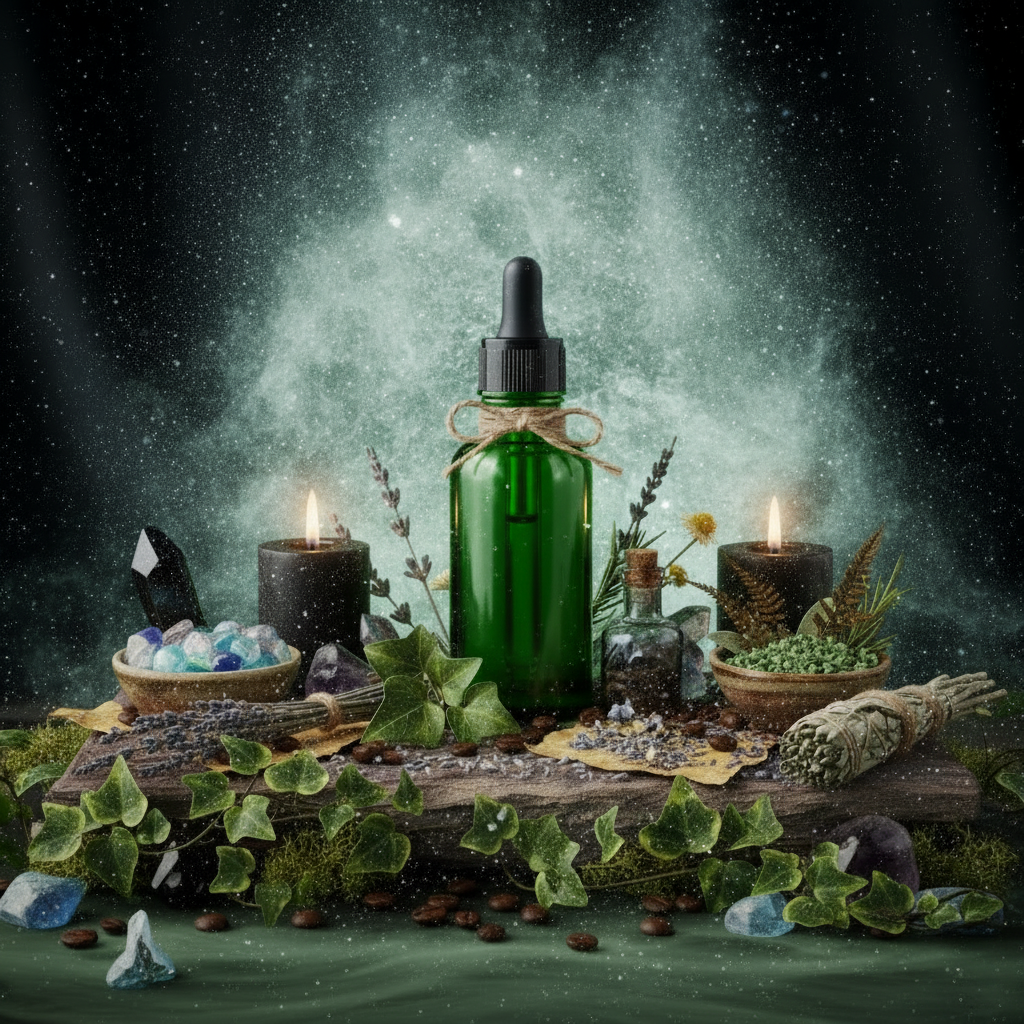 Ursa Major Forest Water Hyaluronic Serum – Ancient Forest Apothecary Altar – Iron & Ivy Apothecary